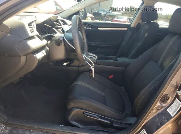 19XFC2F74JE009116 2018 HONDA CIVIC Gray Вид салону спереду