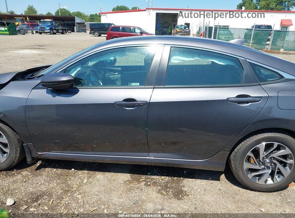 19XFC2F74JE022352 2018 HONDA CIVIC Gray Vista interior de 360 grados