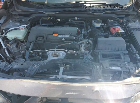 19XFC2F74JE031553 2018 HONDA CIVIC Gray Rear interior view