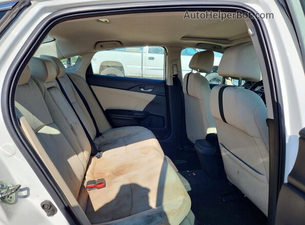 19XFC2F75GE016102 2016 HONDA CIVIC White Rear seats view