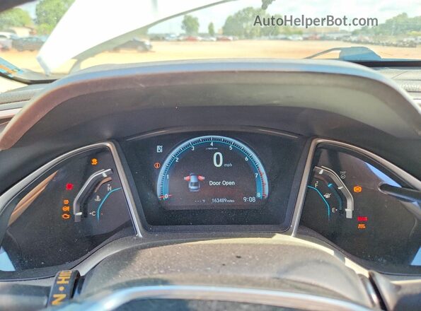 19XFC2F75GE016102 2016 HONDA CIVIC White Instrument cluster view