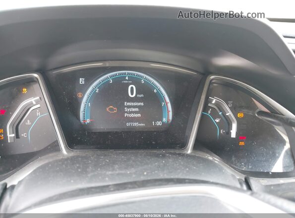 19XFC2F75GE041226 2016 HONDA CIVIC White Widok tylnych siedzeń