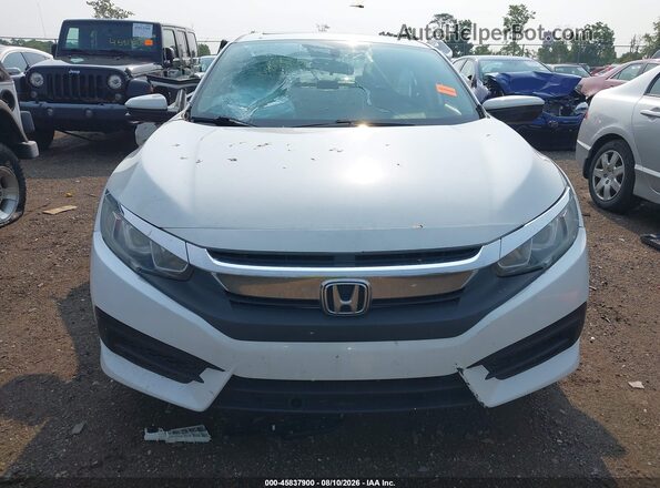 19XFC2F75GE041226 2016 HONDA CIVIC White Widok wnętrza z tyłu