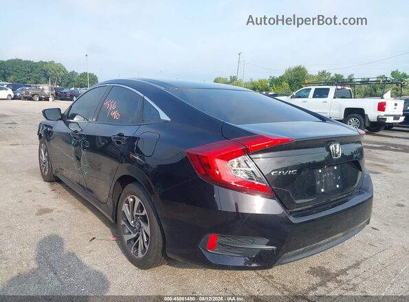 19XFC2F75GE043185 2016 HONDA CIVIC Black უკანა მარცხენა