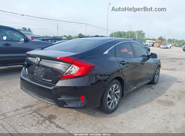 19XFC2F75GE043185 2016 HONDA CIVIC Black უკანა მარჯვენა