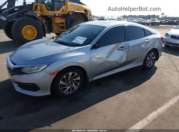19XFC2F75GE044174 2016 HONDA CIVIC Gray Передня ліва чверть