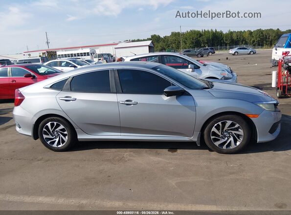 19XFC2F75GE044174 2016 HONDA CIVIC Gray Вид задньої частини салону