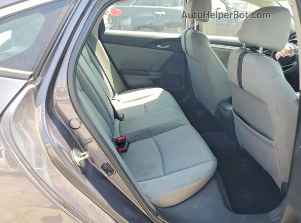19XFC2F75GE073948 2016 HONDA CIVIC Gray Вид задніх сидінь