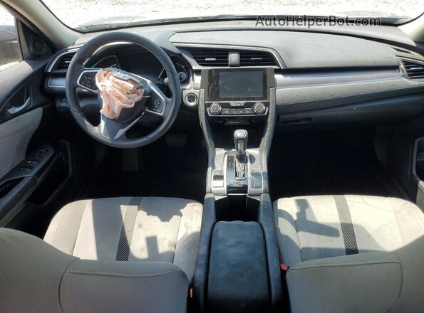 19XFC2F75GE073948 2016 HONDA CIVIC Gray Вид панелі приладів