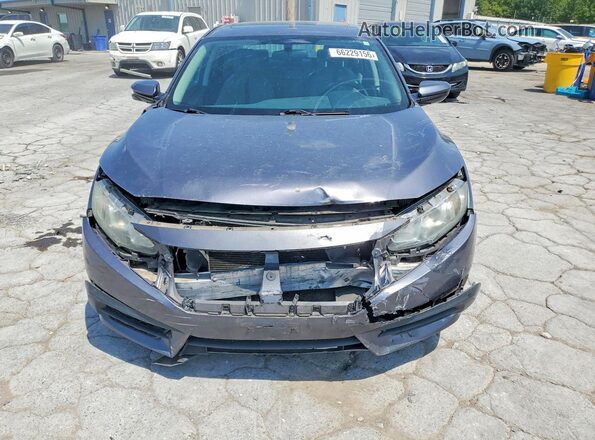 19XFC2F75GE073948 2016 HONDA CIVIC Gray Вид спереду
