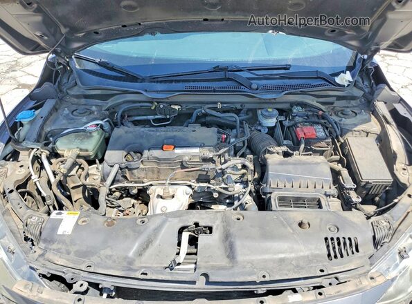 19XFC2F75GE073948 2016 HONDA CIVIC Gray Вид задньої частини салону