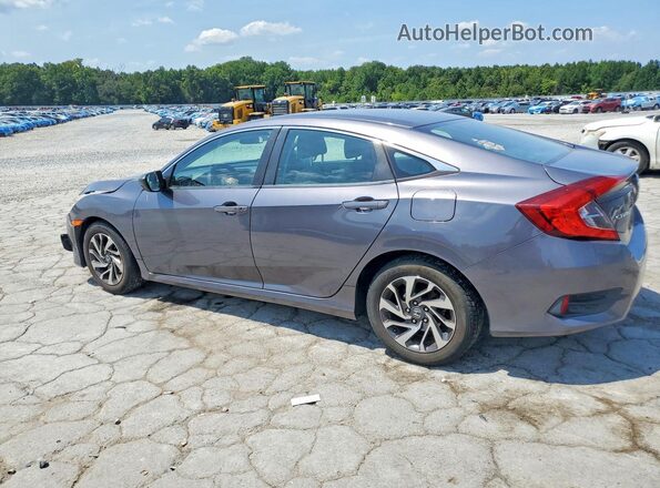 19XFC2F75GE073948 2016 HONDA CIVIC Gray Задня ліва чверть