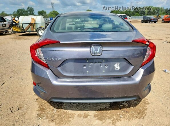 19XFC2F75GE075067 2016 HONDA CIVIC Gray უკანა ხედი