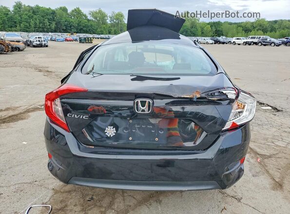 19XFC2F75GE224819 2016 HONDA CIVIC Black Rear view