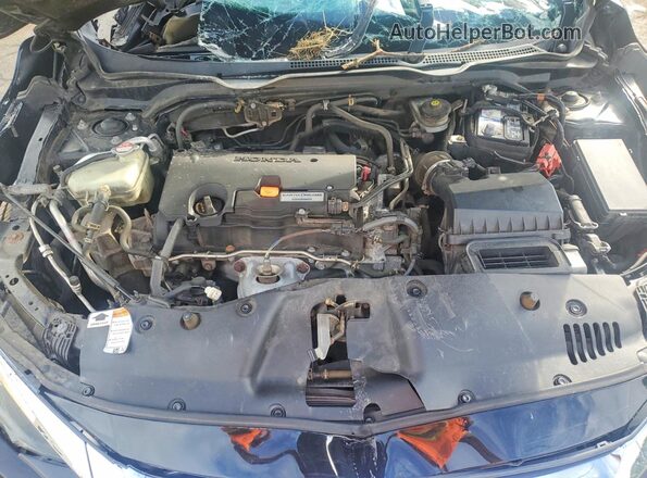 19XFC2F75GE224819 2016 HONDA CIVIC Black Rear interior view