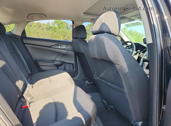 19XFC2F75GE228918 2016 HONDA CIVIC Black Rear seats view