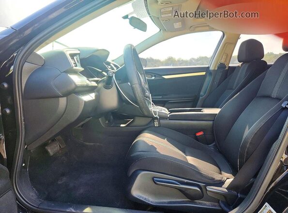 19XFC2F75GE228918 2016 HONDA CIVIC Black Front interior view