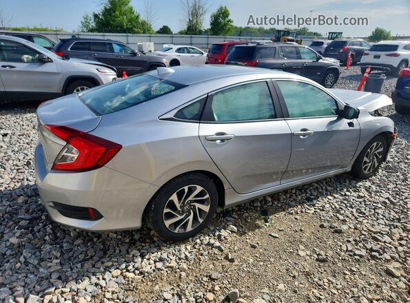 19XFC2F75HE001522 2017 HONDA CIVIC Silver Задня права чверть