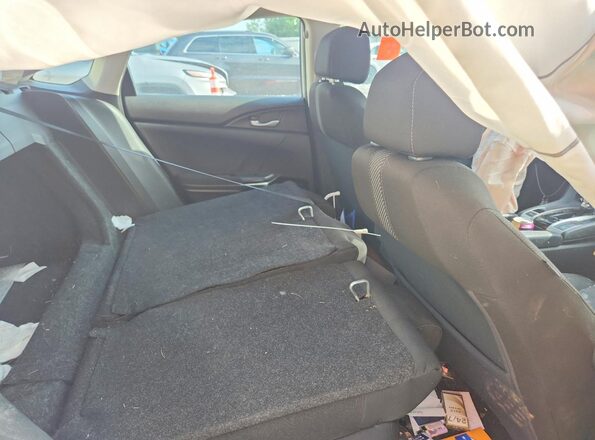 19XFC2F75HE001522 2017 HONDA CIVIC Silver Вид задніх сидінь