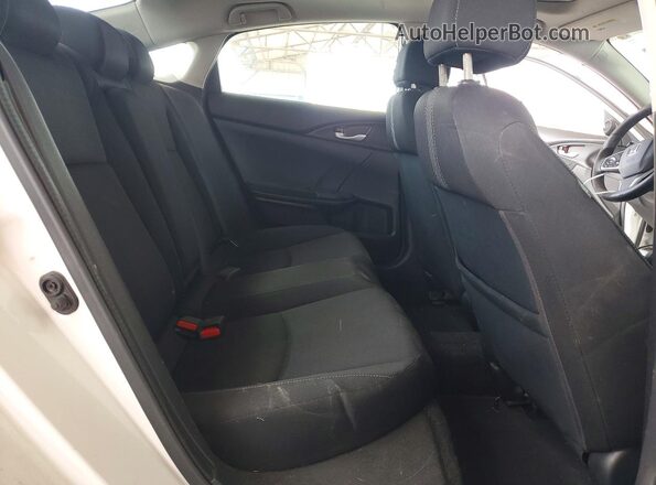19XFC2F75HE040143 2017 HONDA CIVIC White Rear seats view