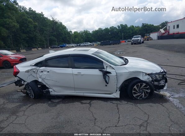 19XFC2F75HE065611 2017 HONDA CIVIC White Instrument cluster view
