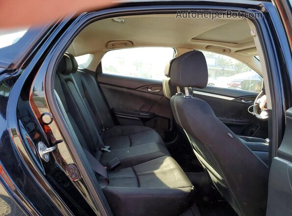 19XFC2F75HE220884 2017 HONDA CIVIC Black Rear seats view