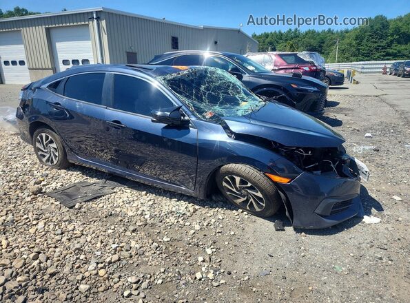 19XFC2F75HE227219 2017 HONDA CIVIC Black Przód prawy
