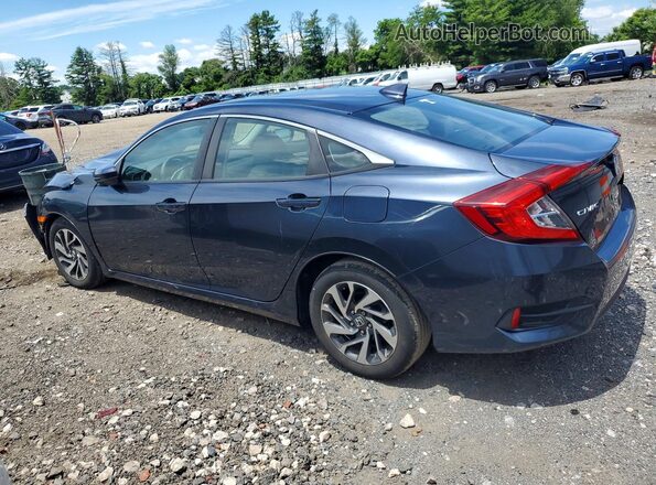19XFC2F75HE230217 2017 HONDA CIVIC Blue Հետևի ձախ