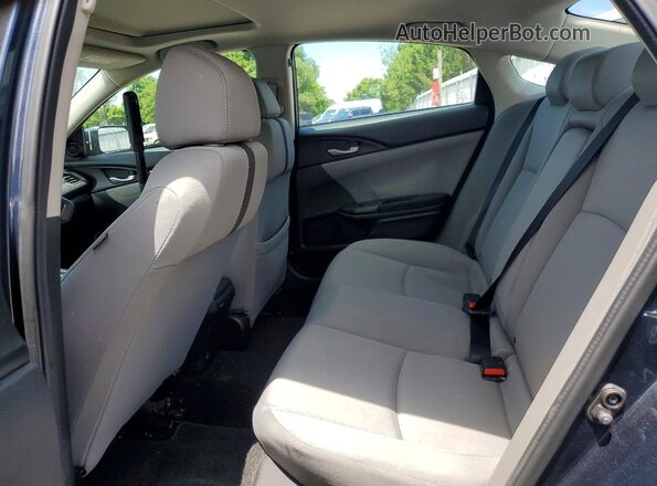 19XFC2F75HE230217 2017 HONDA CIVIC Blue Հետևի նստատեղերի տեսք