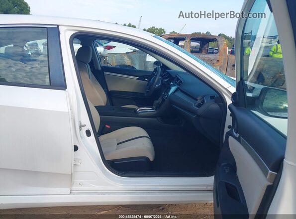 19XFC2F75JE001204 2018 HONDA CIVIC White Front interior view