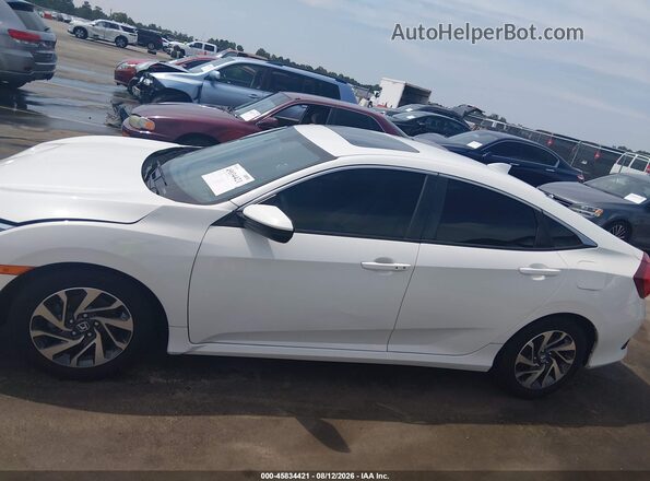 19XFC2F75JE010419 2018 HONDA CIVIC White Widok wnętrza 360 stopni