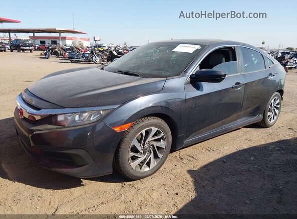 19XFC2F75JE010484 2018 HONDA CIVIC Black Vista tres cuartos delantera izquierda