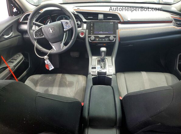 19XFC2F75JE202214 2018 HONDA CIVIC Gray Dashboard view