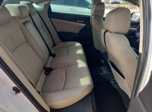 19XFC2F76GE002256 2016 HONDA CIVIC White Вид задніх сидінь