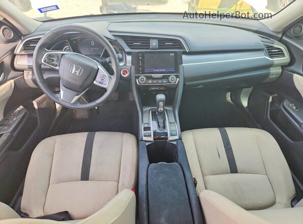 19XFC2F76GE002256 2016 HONDA CIVIC White Вид панелі приладів