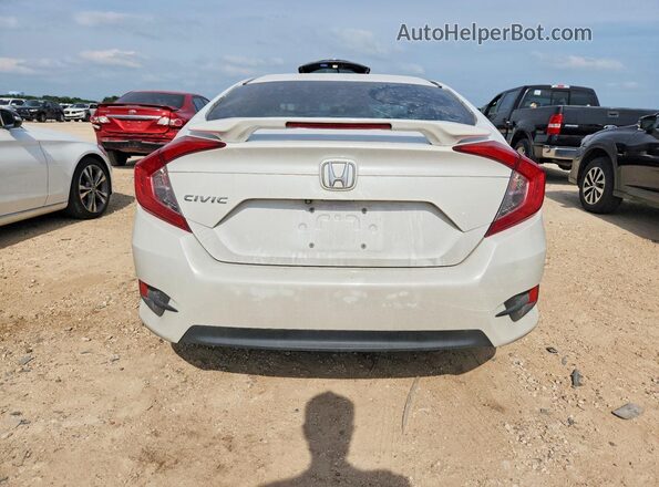 19XFC2F76GE002256 2016 HONDA CIVIC White Вид ззаду