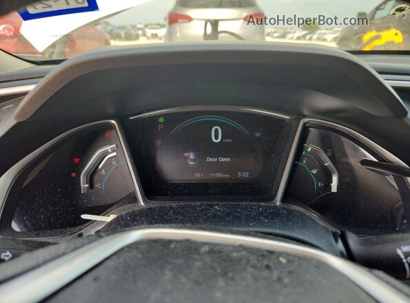 19XFC2F76GE002256 2016 HONDA CIVIC White Вид щитка приладів