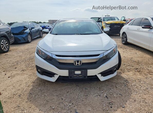 19XFC2F76GE002256 2016 HONDA CIVIC White Вид спереду
