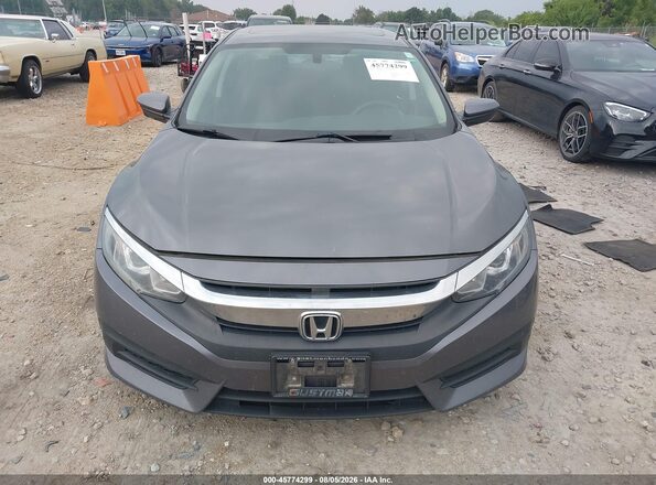 19XFC2F76GE025813 2016 HONDA CIVIC Gray Widok zestawu wskaźników