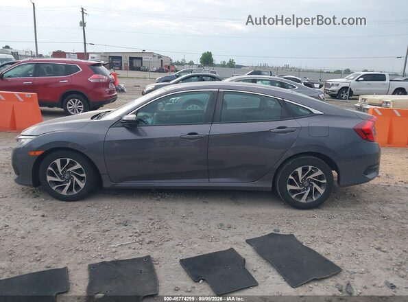 19XFC2F76GE025813 2016 HONDA CIVIC Gray Widok wnętrza 360 stopni