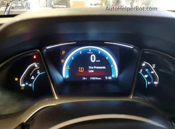 19XFC2F76GE030400 2016 HONDA CIVIC Gray Սարքավորումների վահանակի տեսք