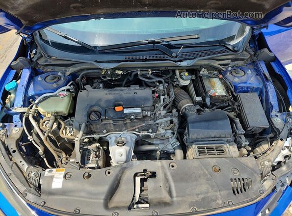 19XFC2F76GE045303 2016 HONDA CIVIC Синий Вид задней части салона
