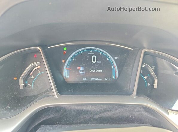 19XFC2F76GE045303 2016 HONDA CIVIC Синий Вид щитка приборов