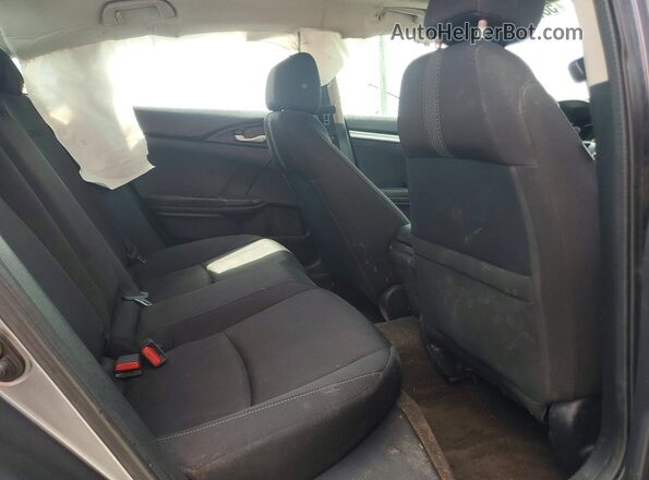 19XFC2F76GE093349 2016 HONDA CIVIC Gray უკანა სავარძლების ხედი