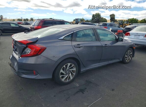 19XFC2F76GE220522 2016 HONDA CIVIC Gray Rear right