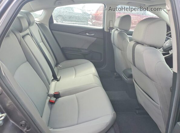 19XFC2F76GE220522 2016 HONDA CIVIC Gray Rear seats view