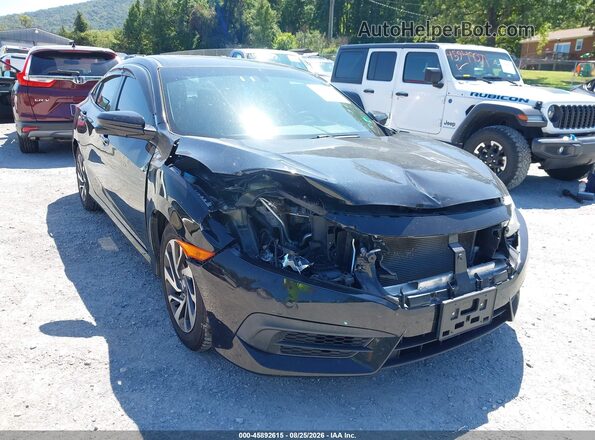 19XFC2F76HE040460 2017 HONDA CIVIC Black Vista frontal