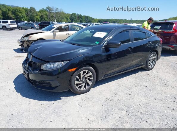 19XFC2F76HE040460 2017 HONDA CIVIC Black Vista tres cuartos delantera izquierda