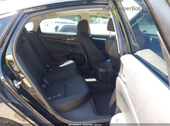 19XFC2F76HE040460 2017 HONDA CIVIC Black Vista de la etiqueta del VIN