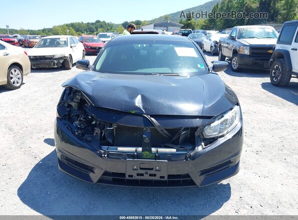 19XFC2F76HE040460 2017 HONDA CIVIC Black Vista del cuadro de instrumentos